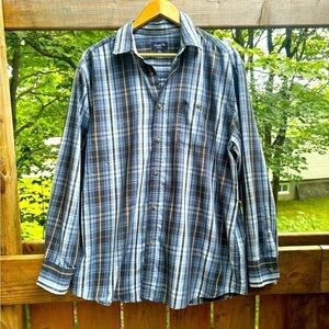 Arnold Palmer Men’s Long Sleeves Button Down Shirt Large